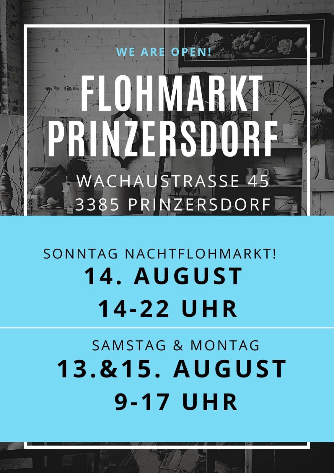 Flohmarkt Prinzersdorf 13.August