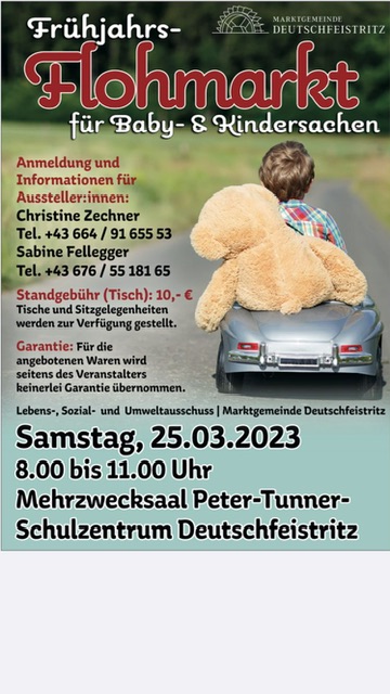 Flohmarkt für Baby- und Kindersachen